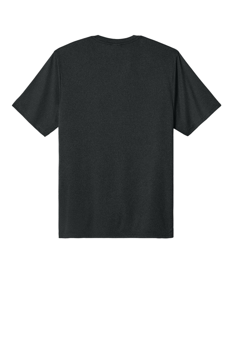 Port & Co Heather Performance Tee - Black Heather