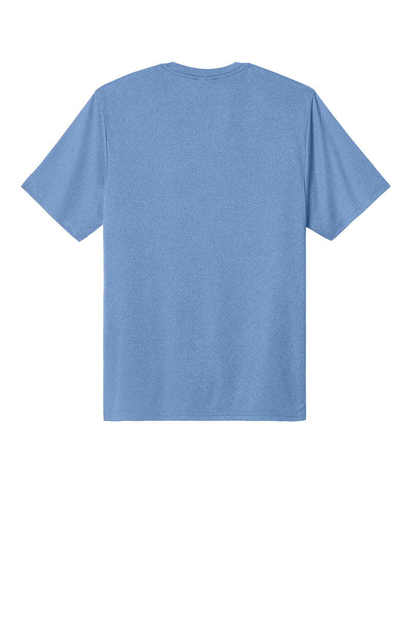 Port & Co Heather Performance Tee - Carolina Blue Heather