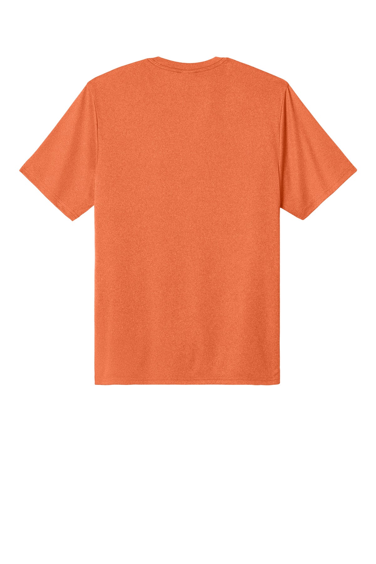 Port & Co Heather Performance Tee - Deep Orange Heather