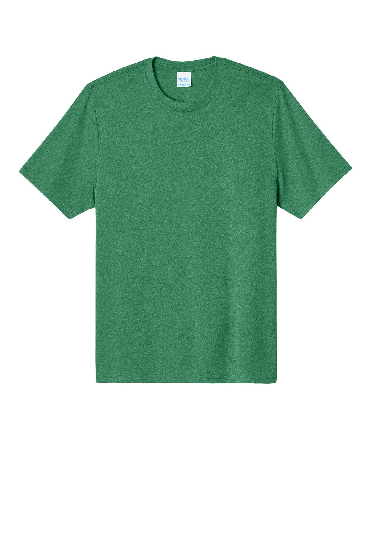 Port & Co Heather Performance Tee - Kelly Heather