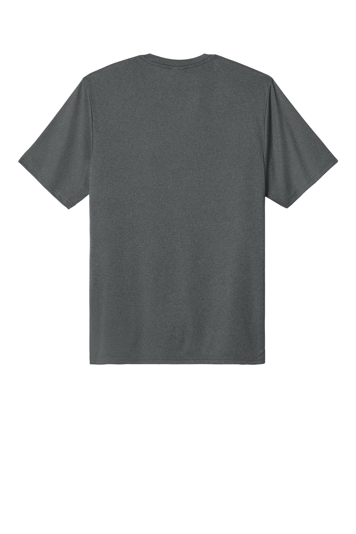 Port & Co Heather Performance Tee - Metal Grey Heather