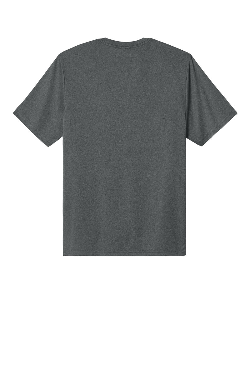 Port & Co Heather Performance Tee - Metal Grey Heather