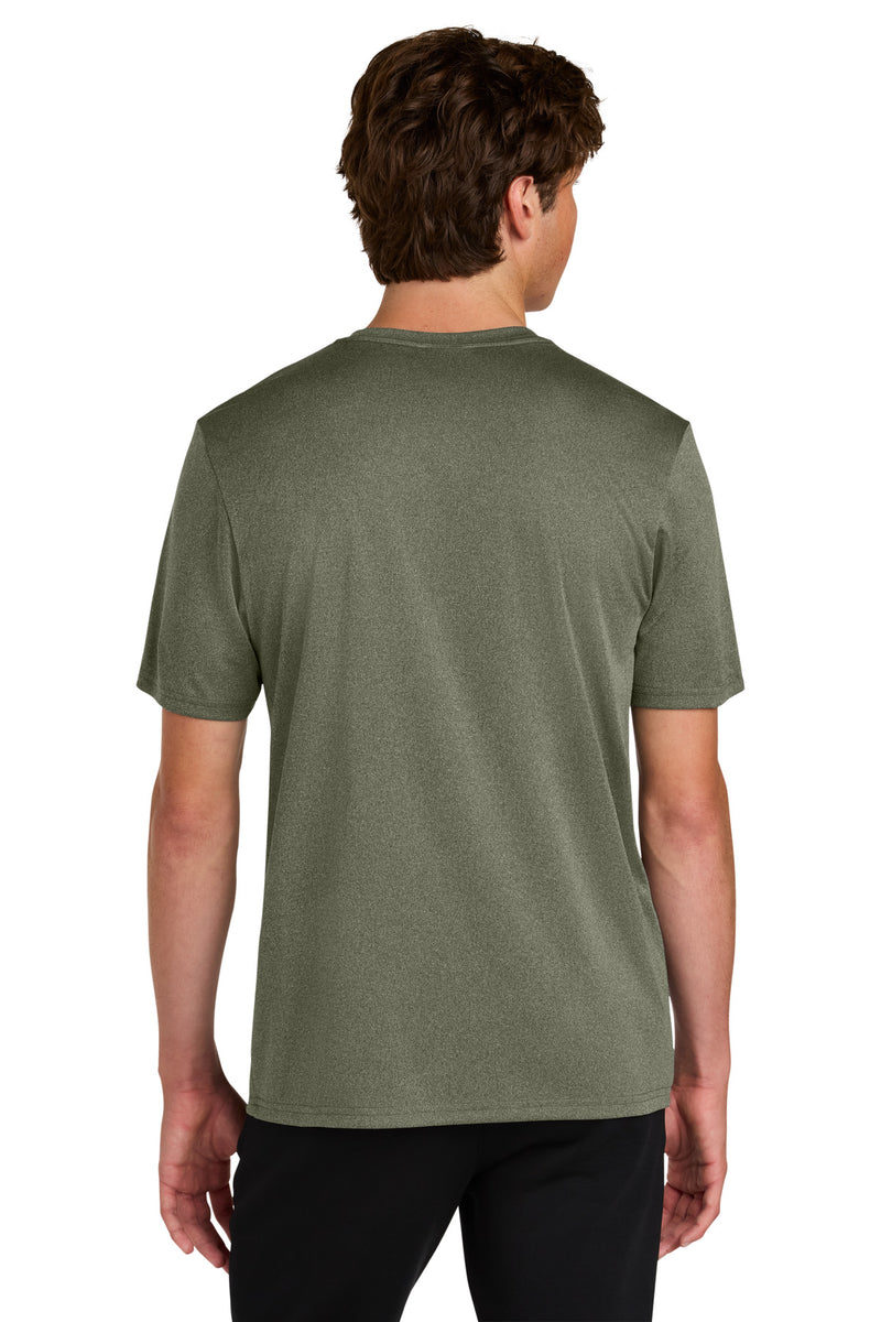Port & Co Heather Performance Tee - Olive Drab Green Heather