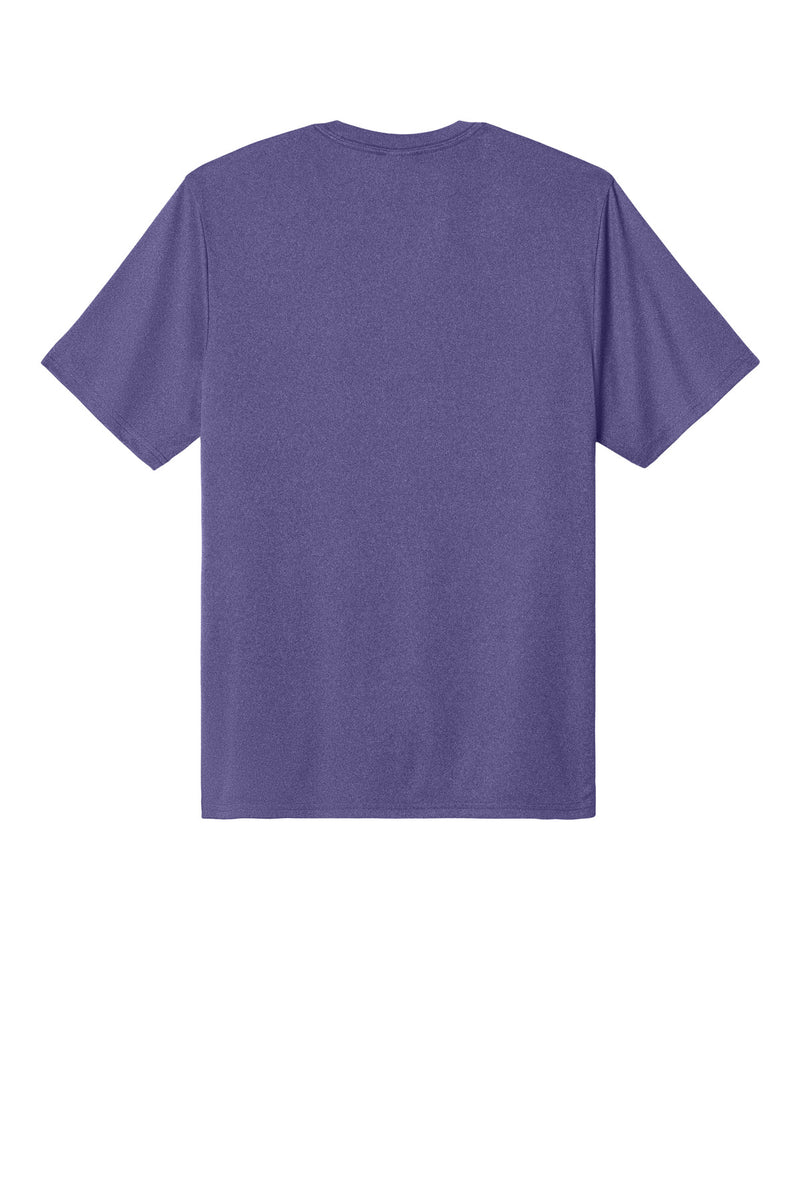 Port & Co Heather Performance Tee - Team Purple Heather