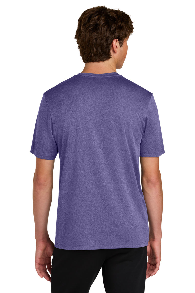 Port & Co Heather Performance Tee - Team Purple Heather