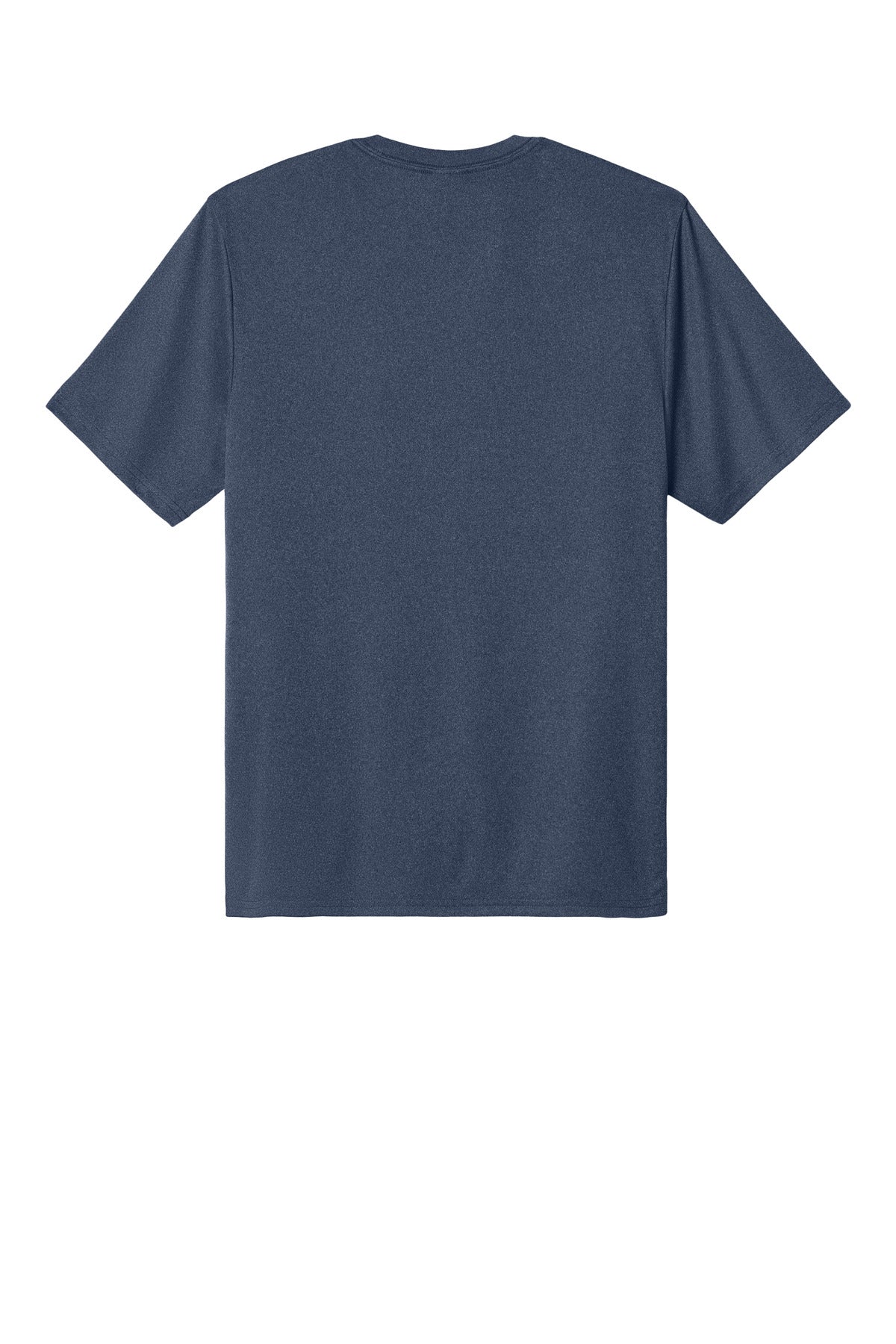 Port & Co Heather Performance Tee - True Navy Heather