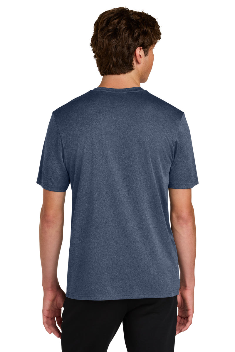 Port & Co Heather Performance Tee - True Navy Heather