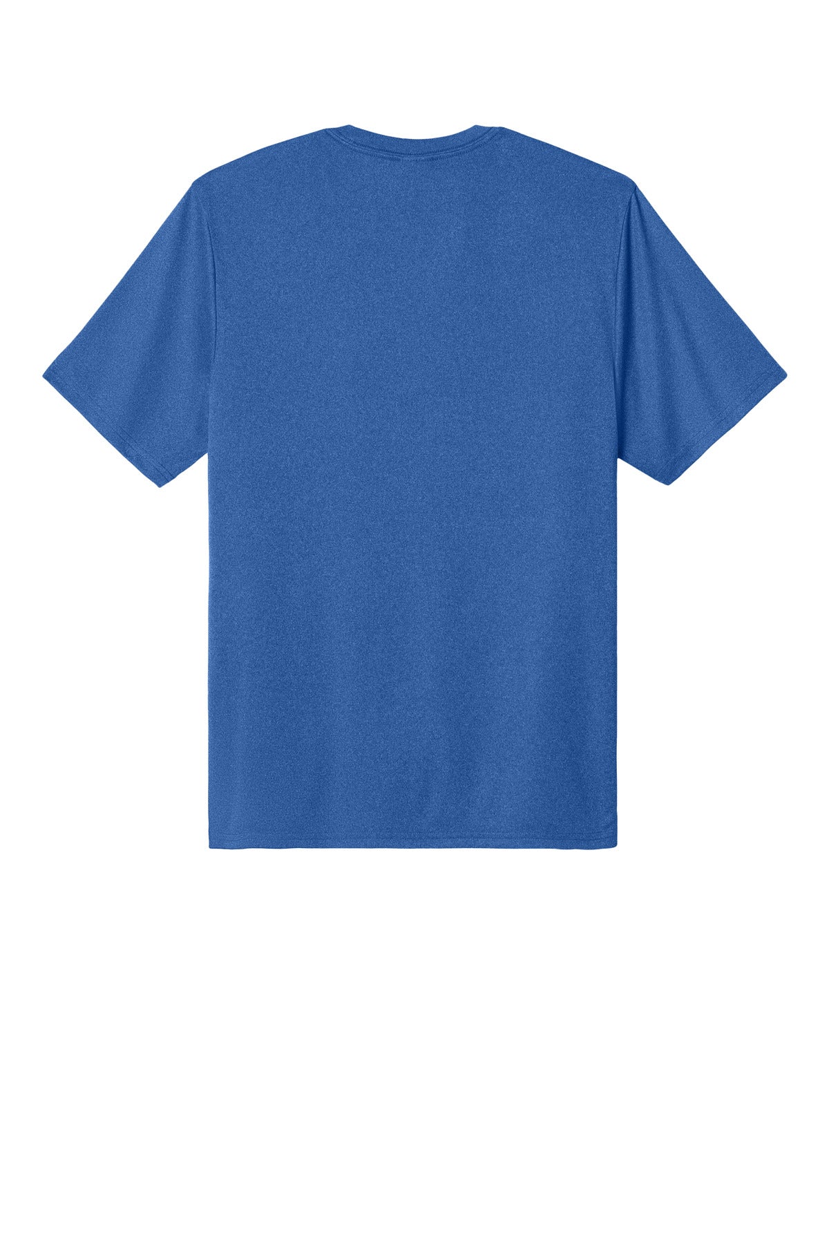 Port & Co Heather Performance Tee - True Royal Heather