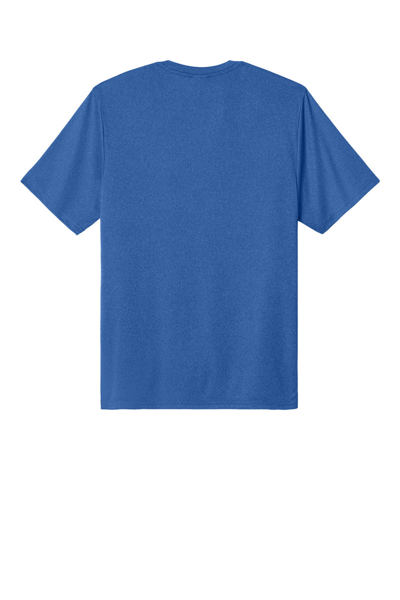 Port & Co Heather Performance Tee - True Royal Heather