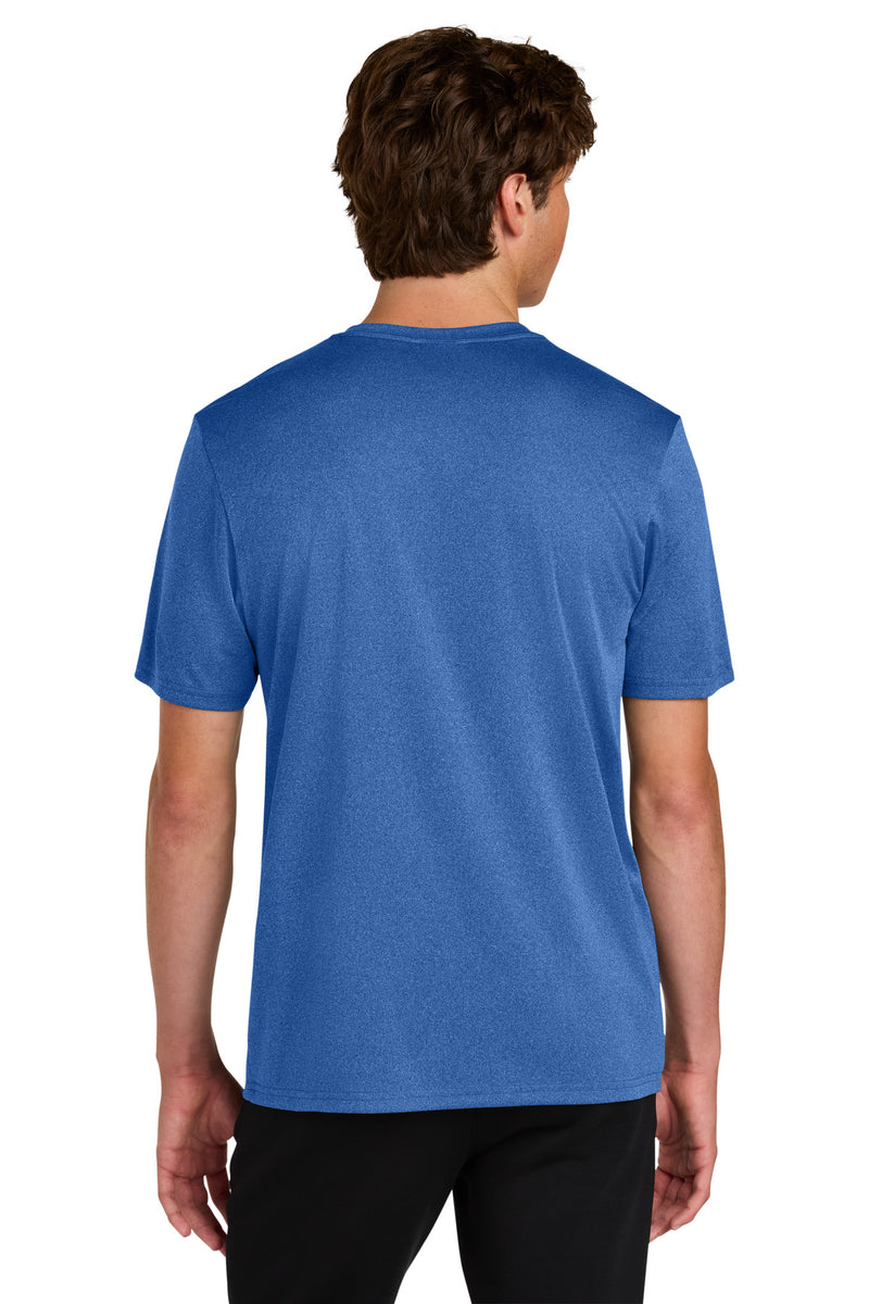 Port & Co Heather Performance Tee - True Royal Heather