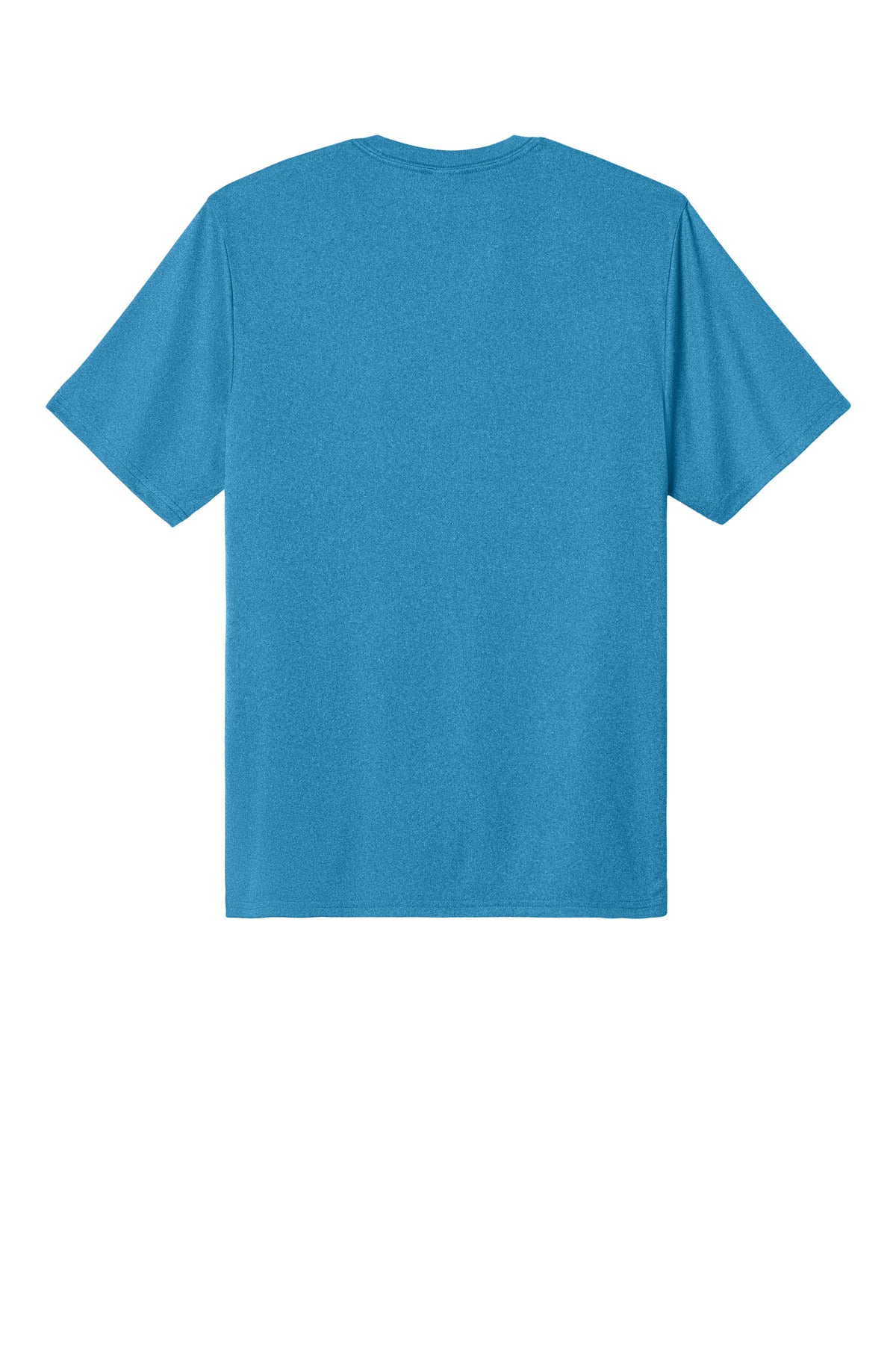 Port & Co Heather Performance Tee - Turquoise Heather