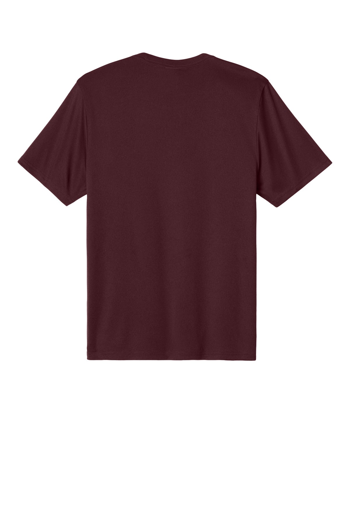 Port & Co Heather Performance Tee - Vintage Athletic Maroon