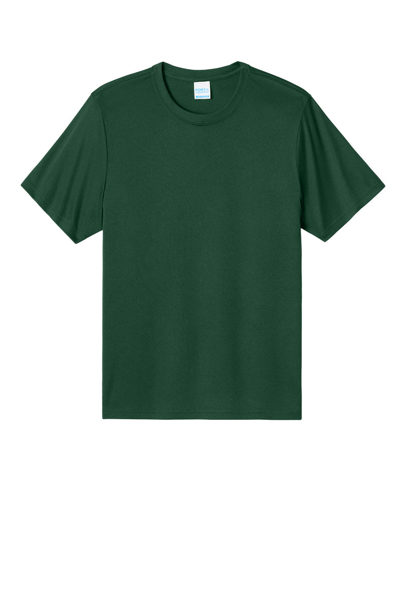 Port & Co Heather Performance Tee - Vintage Forest Green