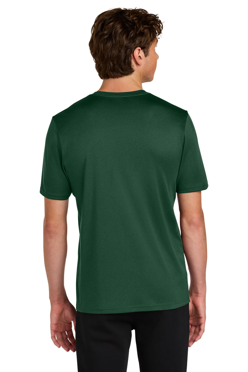 Port & Co Heather Performance Tee - Vintage Forest Green