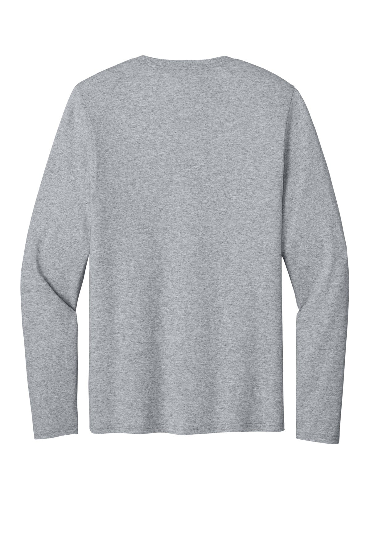 Port & Co Easy Cotton Long Sleeve Tee - Athletic Heather