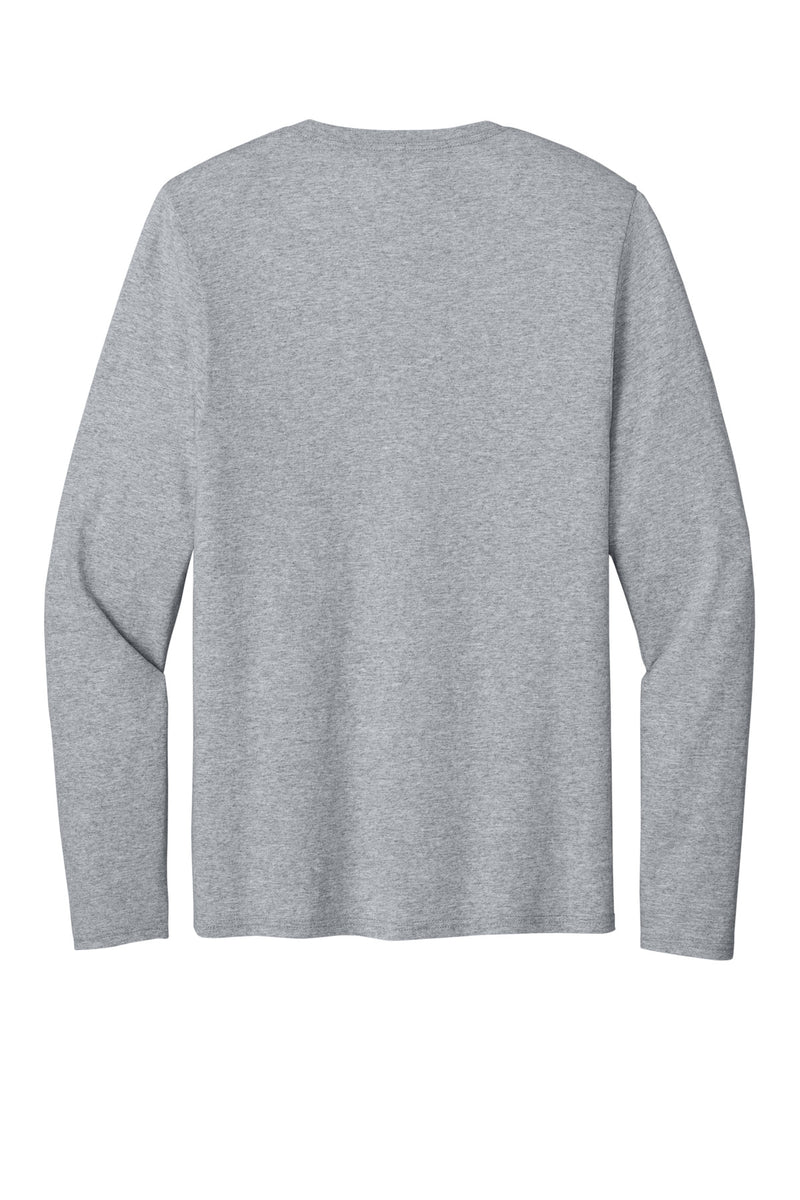 Port & Co Easy Cotton Long Sleeve Tee - Athletic Heather