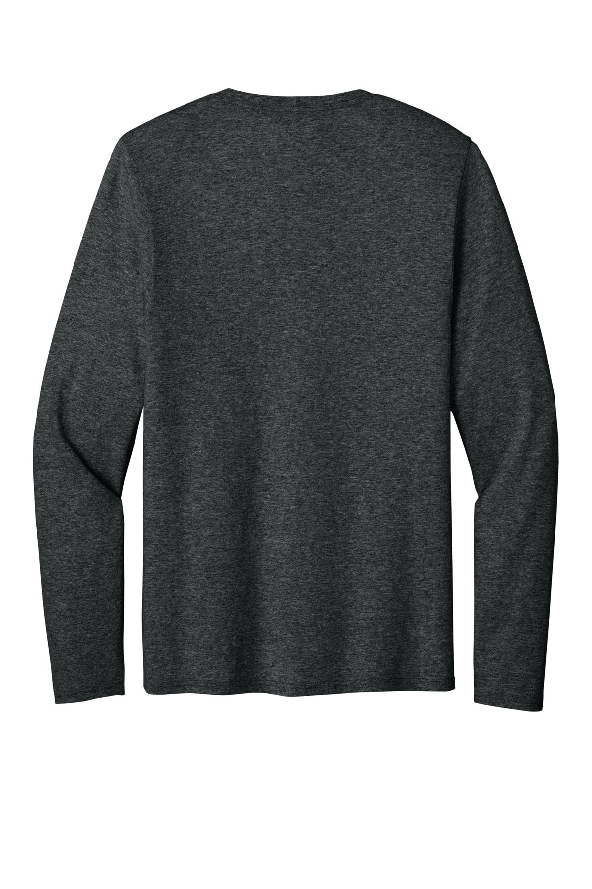 Port & Co Easy Cotton Long Sleeve Tee - Black Heather