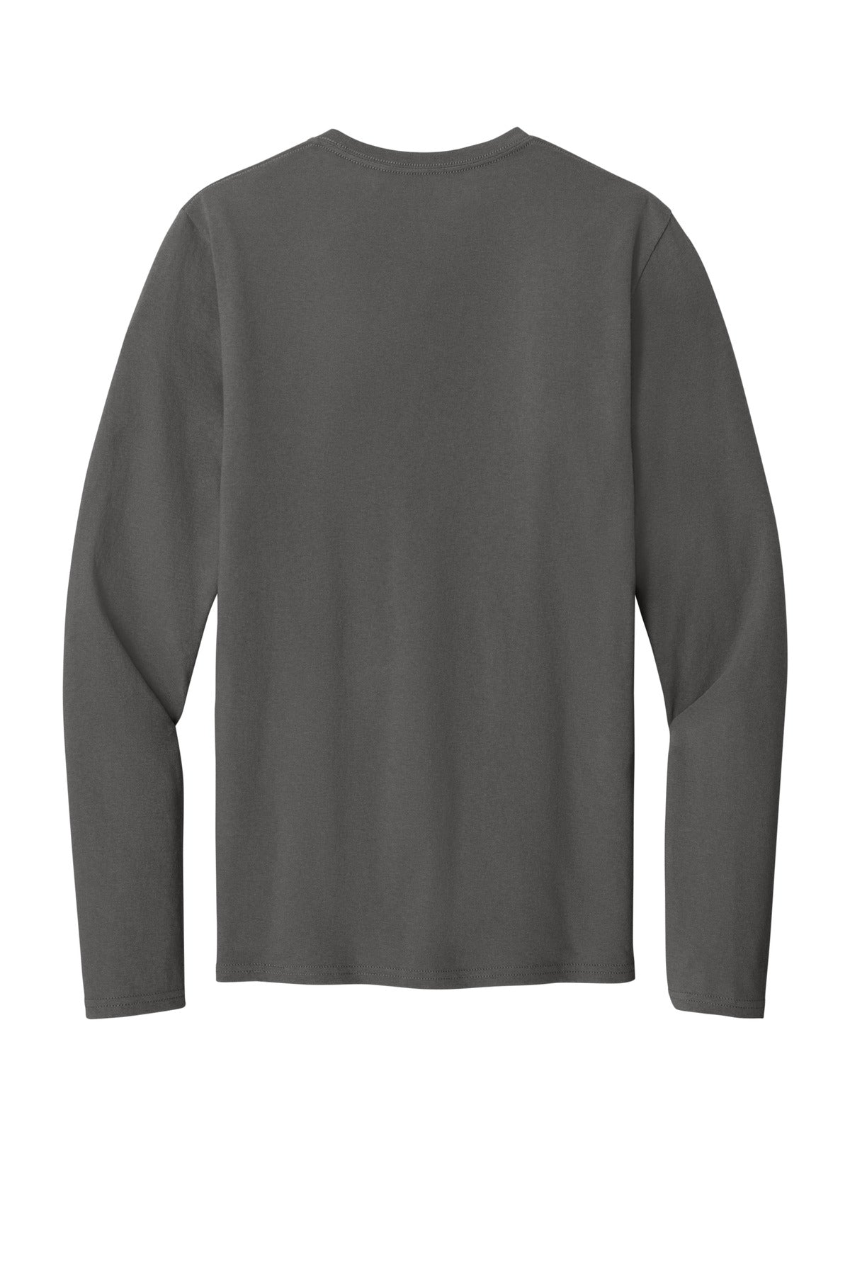Port & Co Easy Cotton Long Sleeve Tee - Charcoal