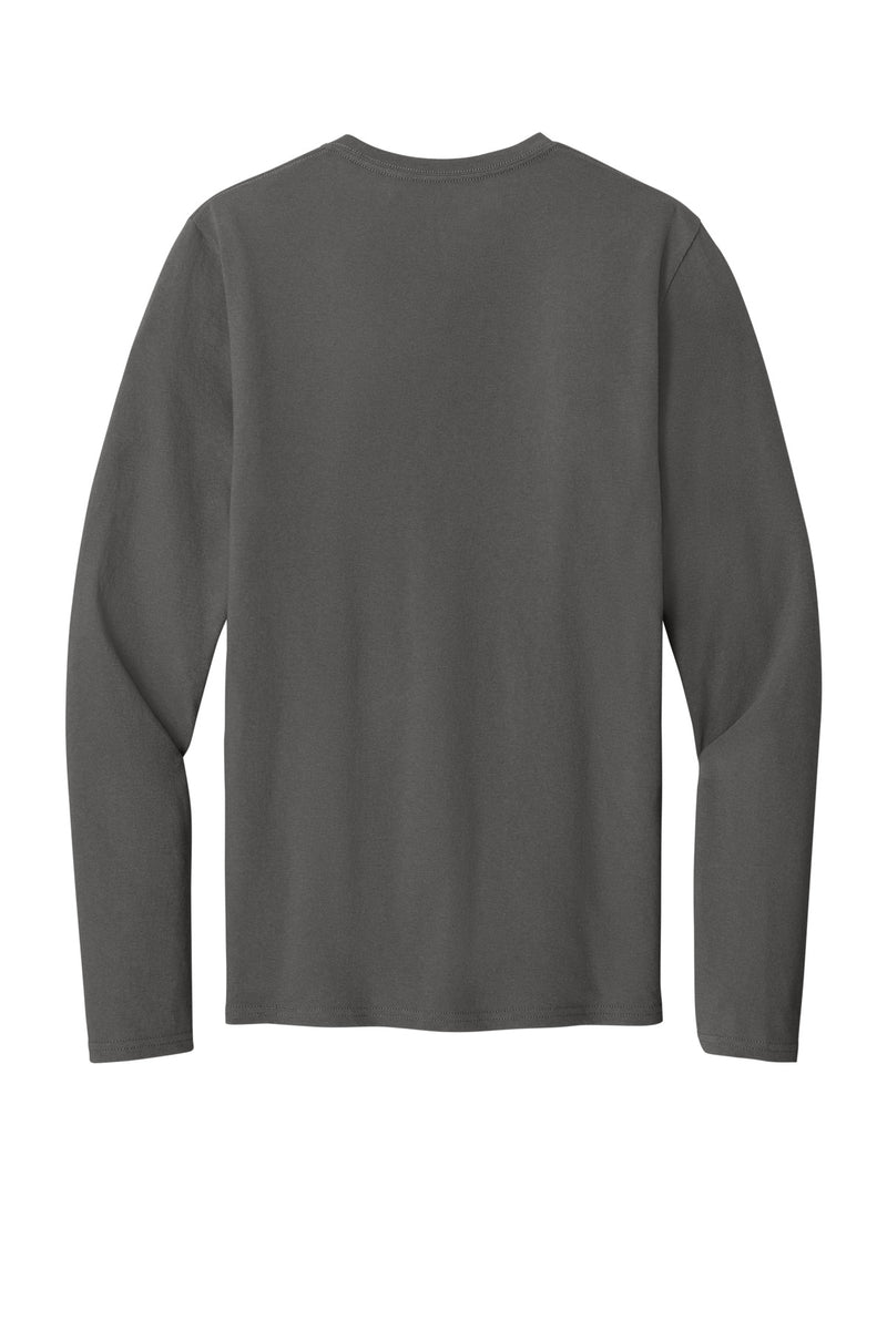 Port & Co Easy Cotton Long Sleeve Tee - Charcoal