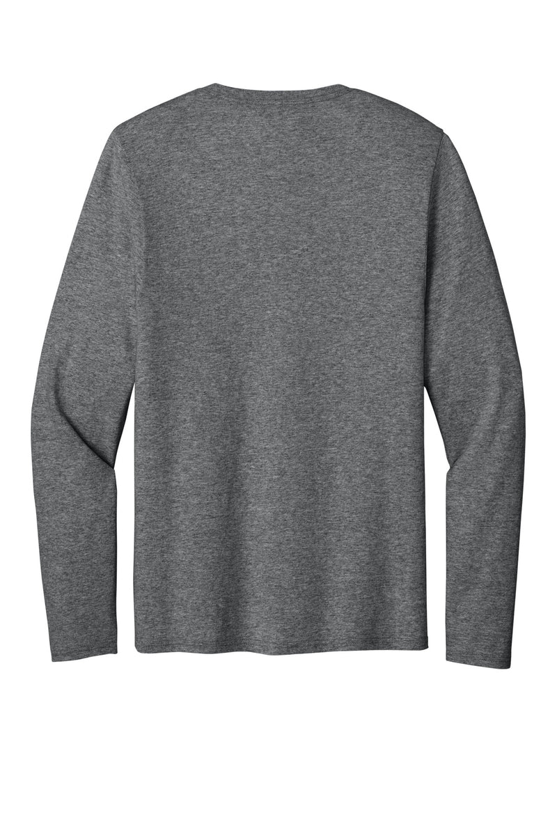 Port & Co Easy Cotton Long Sleeve Tee - Graphite Heather