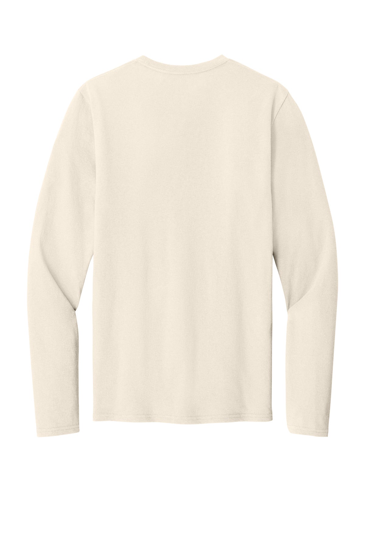 Port & Co Easy Cotton Long Sleeve Tee - Natural