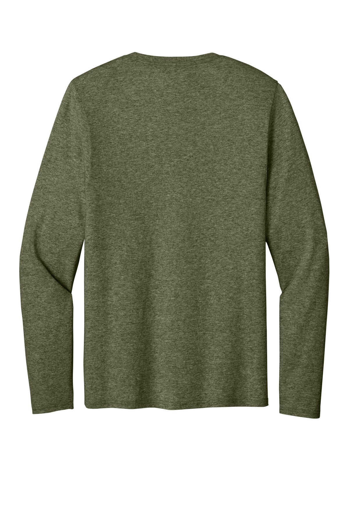 Port & Co Easy Cotton Long Sleeve Tee - Olive Drab Green Heather