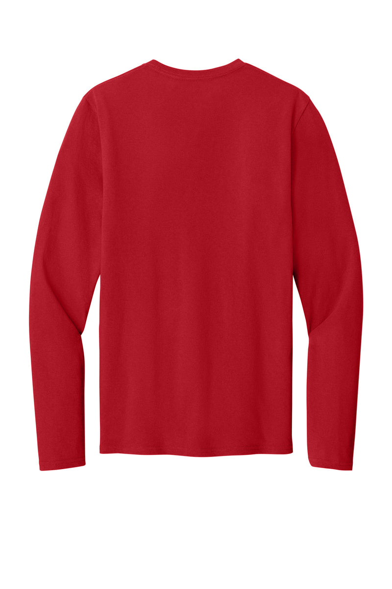 Port & Co Easy Cotton Long Sleeve Tee - Red
