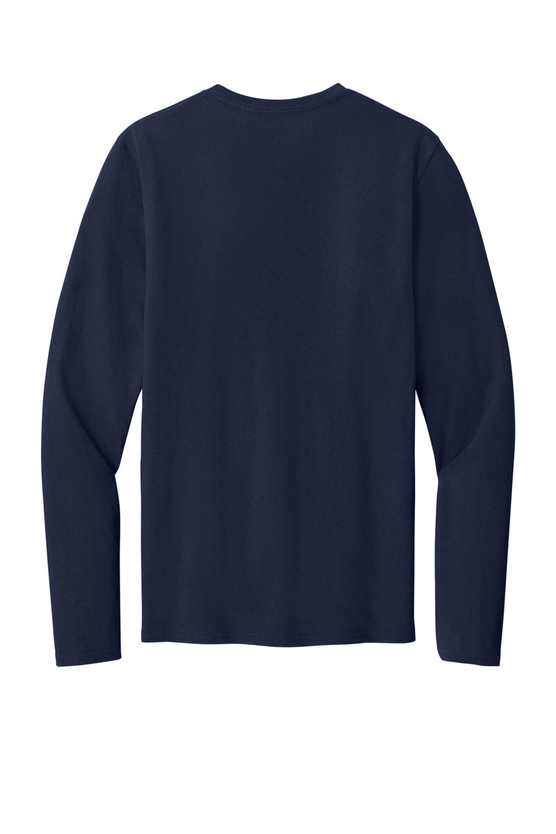 Port & Co Easy Cotton Long Sleeve Tee - True Navy