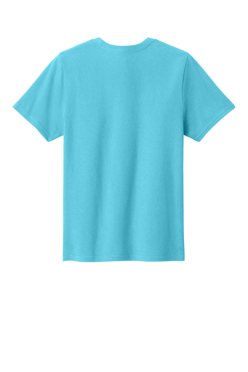 Port & Co Youth Easy Cotton Tee - Aquatic Blue