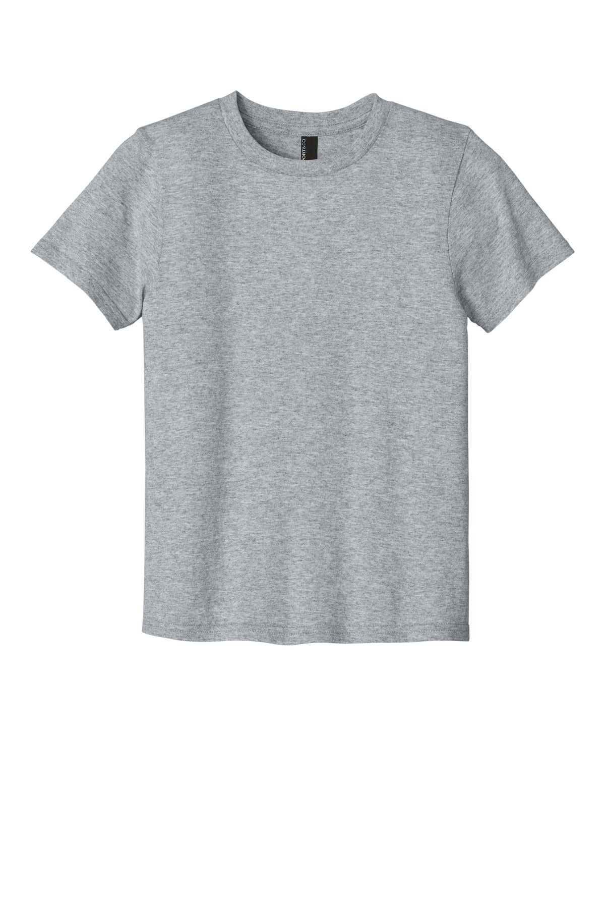 Port & Co Youth Easy Cotton Tee - Athletic Heather