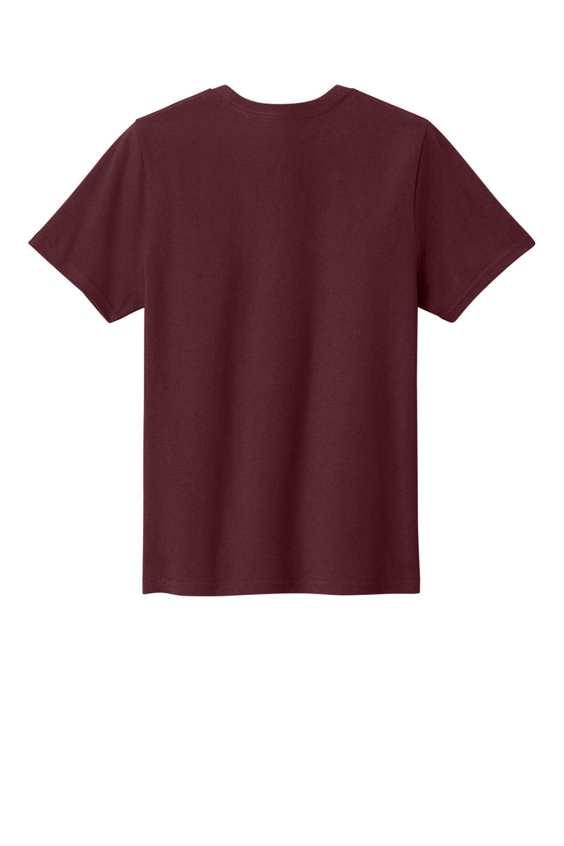 Port & Co Youth Easy Cotton Tee - Athletic Maroon