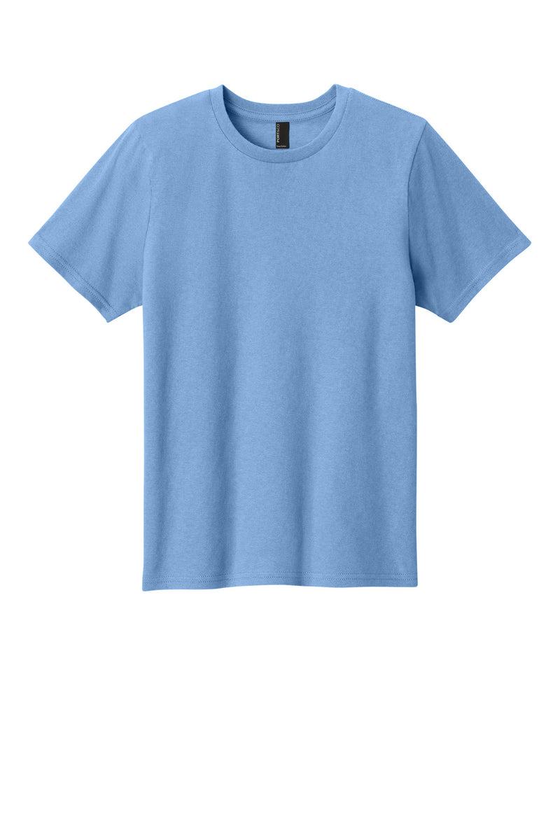 Port & Co Youth Easy Cotton Tee - Carolina Blue