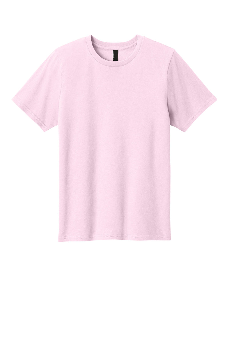 Port & Co Youth Easy Cotton Tee - Cherry Blossom