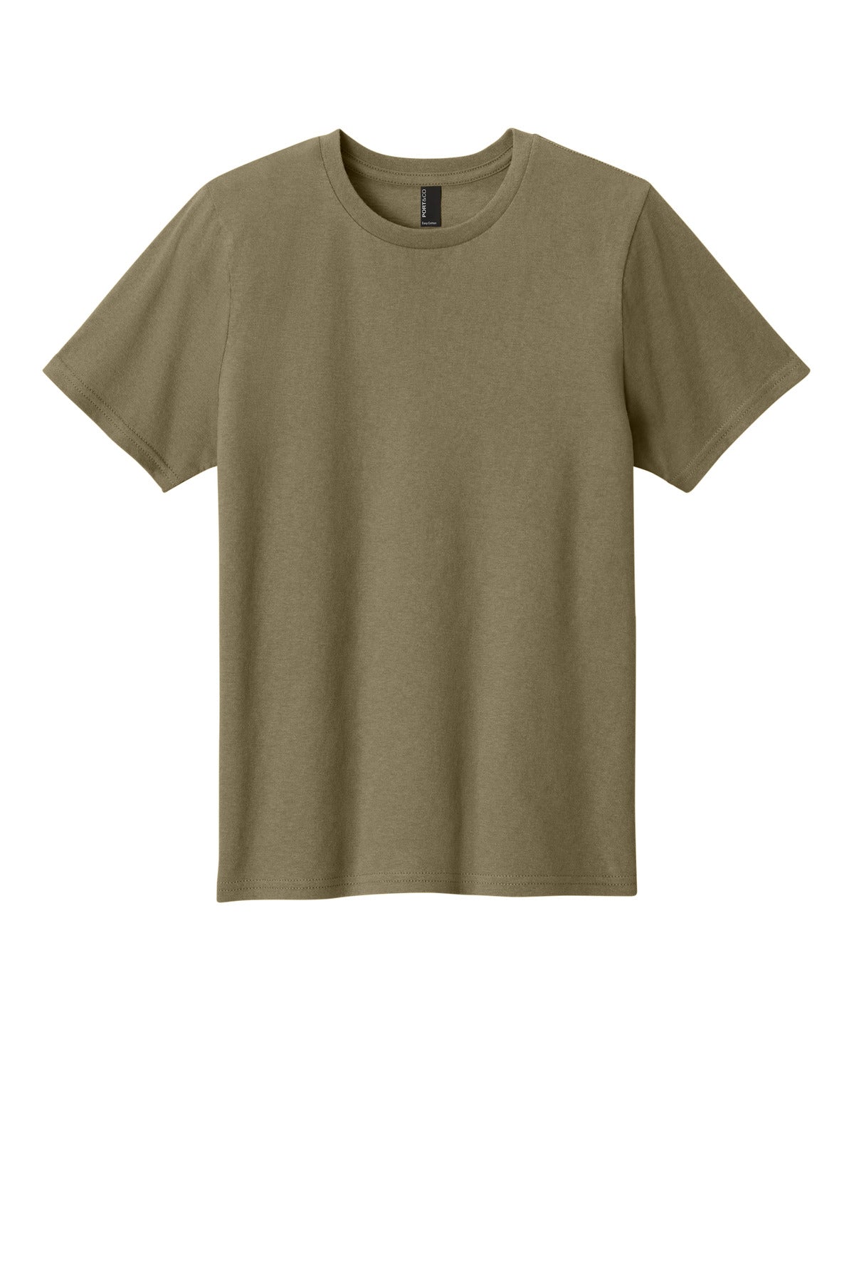 Port & Co Youth Easy Cotton Tee - Coyote Brown