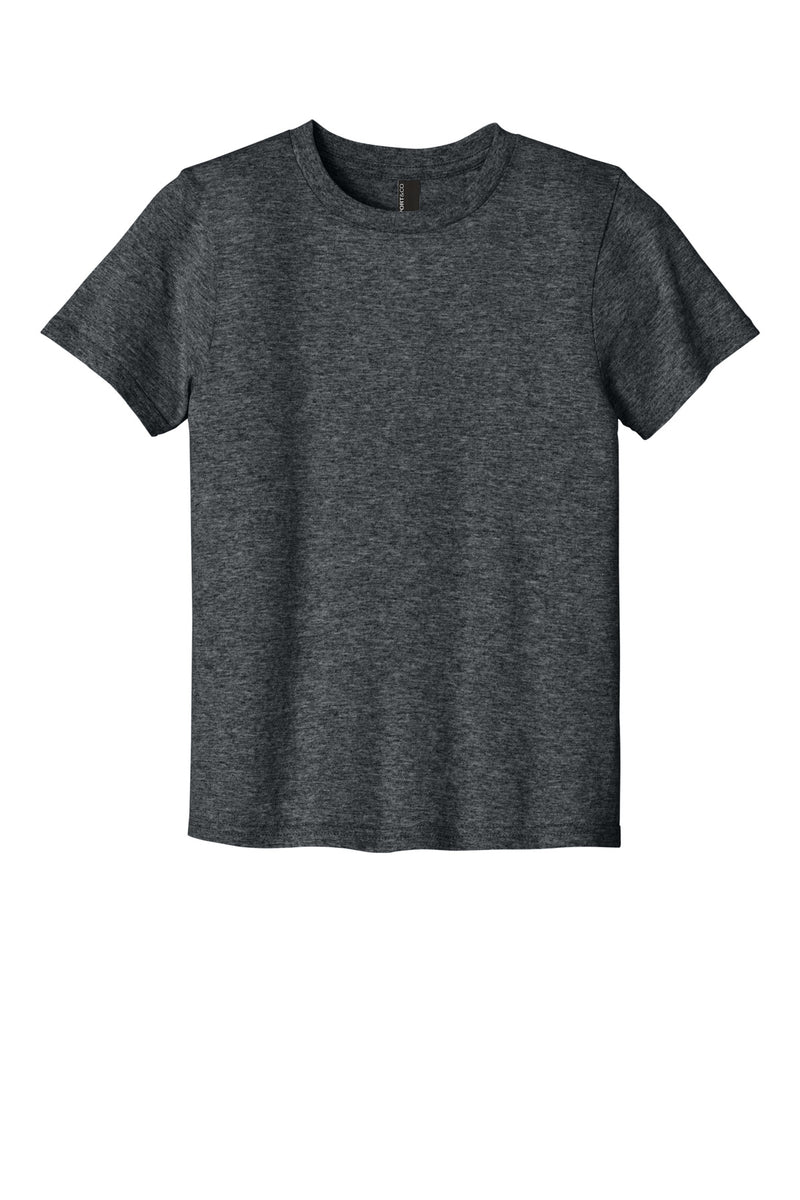 Port & Co Youth Easy Cotton Tee - Dark Heather Grey