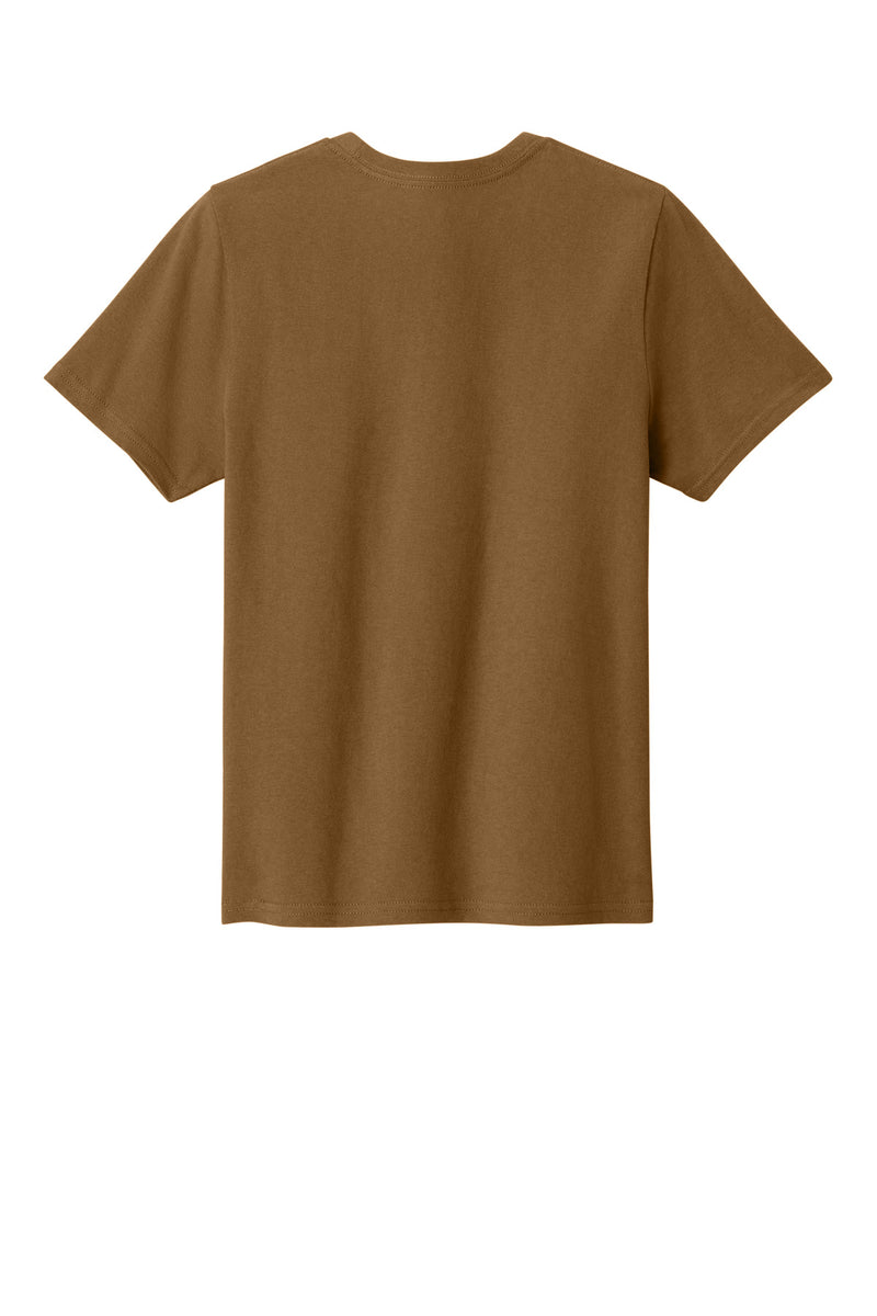 Port & Co Youth Easy Cotton Tee - Duck Brown