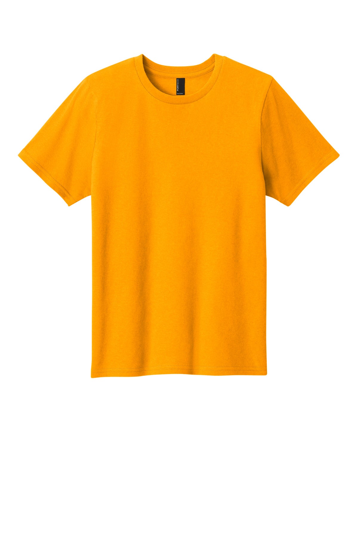 Port & Co Youth Easy Cotton Tee - Gold