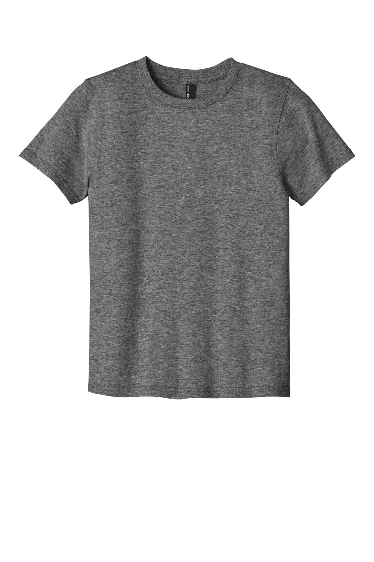 Port & Co Youth Easy Cotton Tee - Graphite Heather