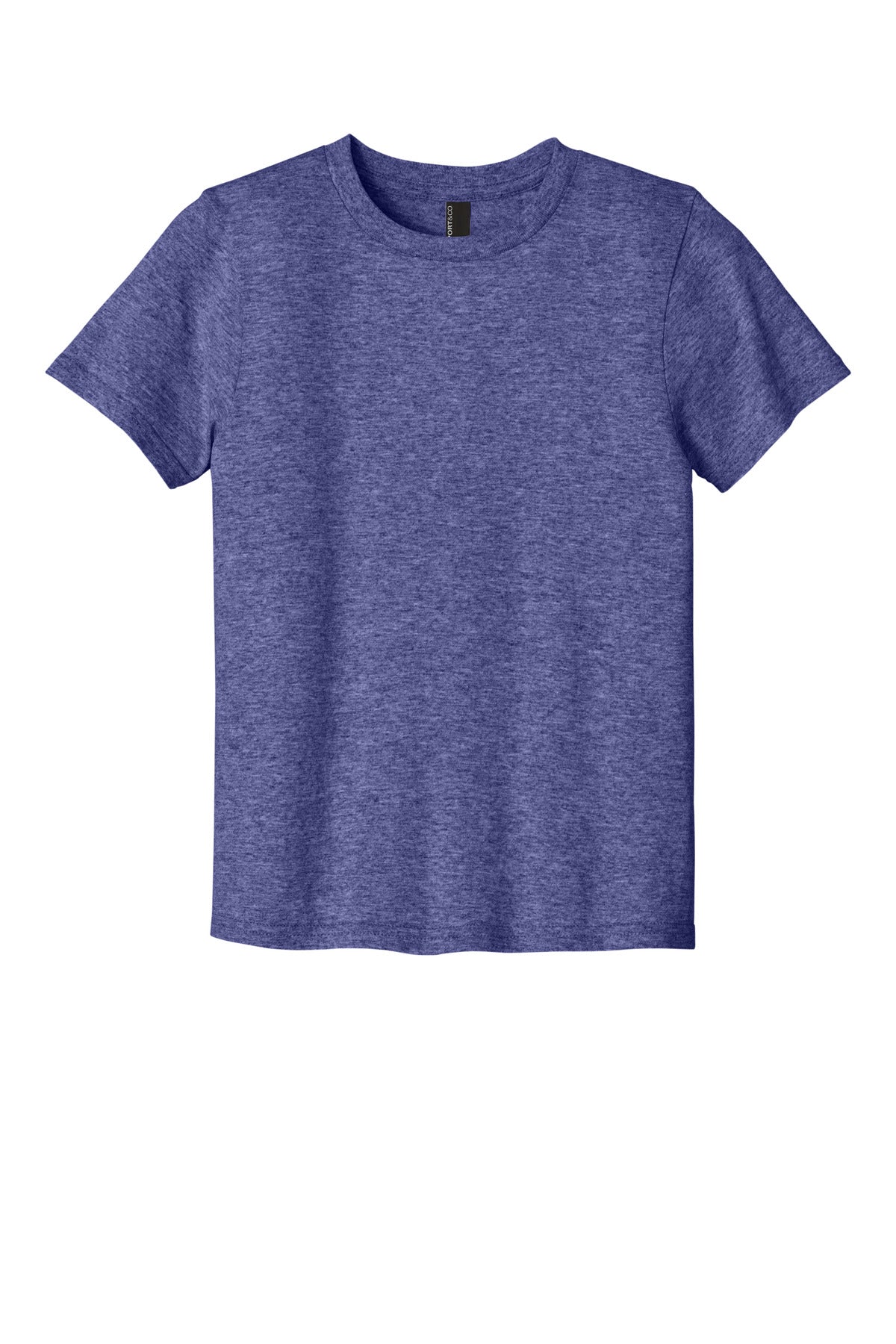 Port & Co Youth Easy Cotton Tee - Heather Purple