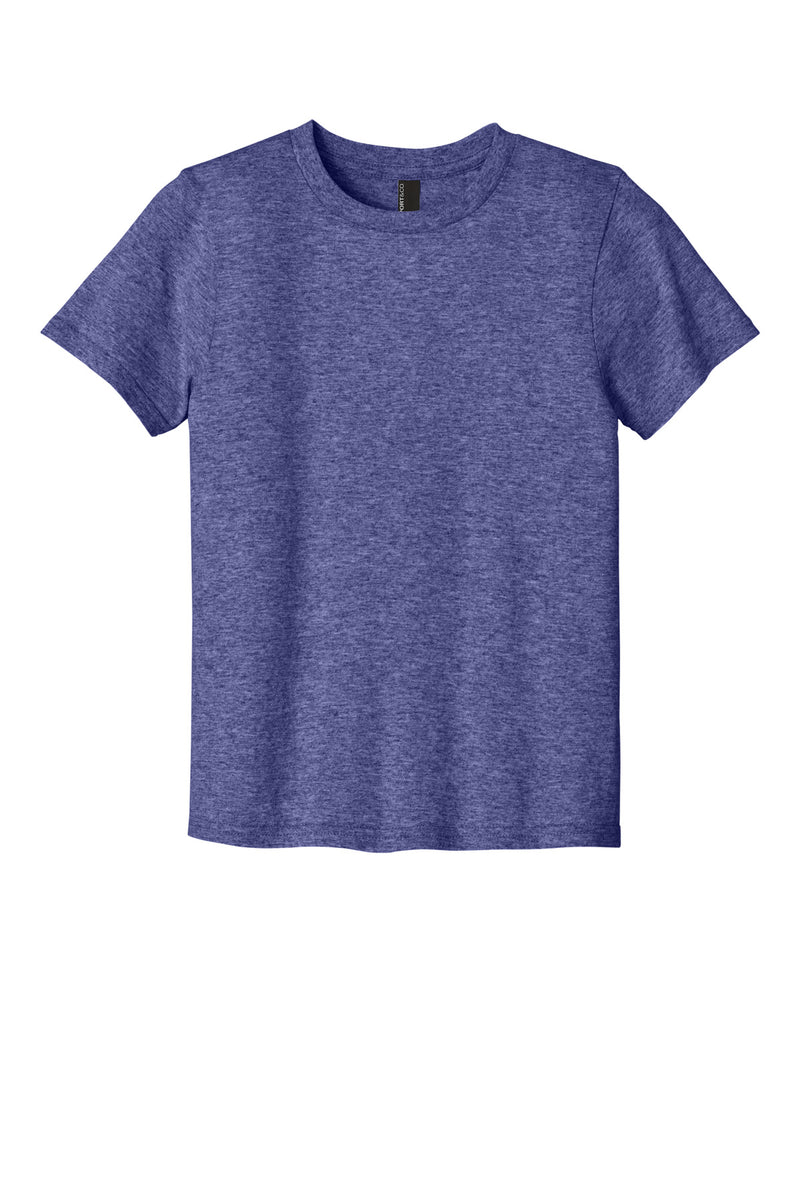 Port & Co Youth Easy Cotton Tee - Heather Purple