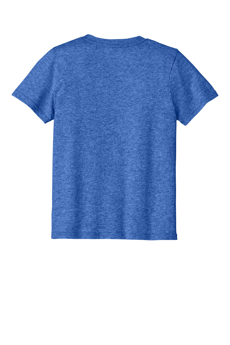 Port & Co Youth Easy Cotton Tee - Heather Royal