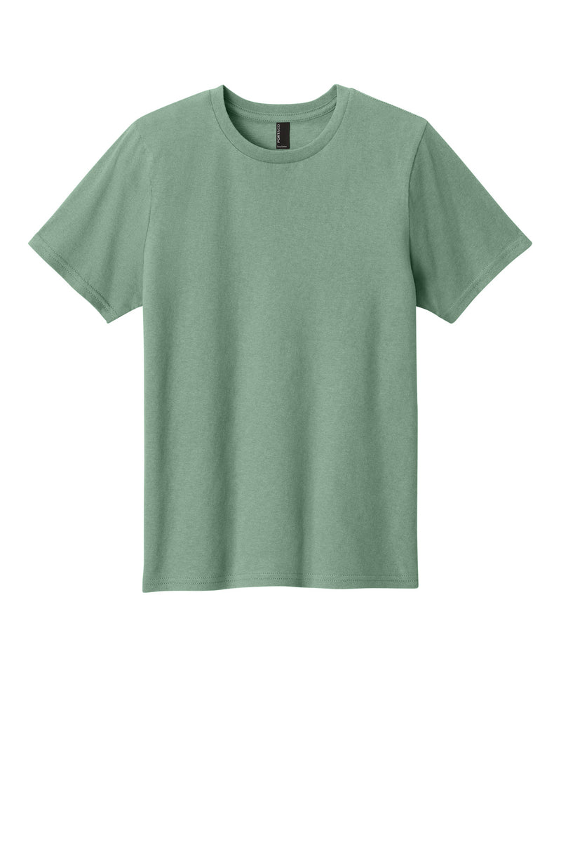 Port & Co Youth Easy Cotton Tee - Laurel Green