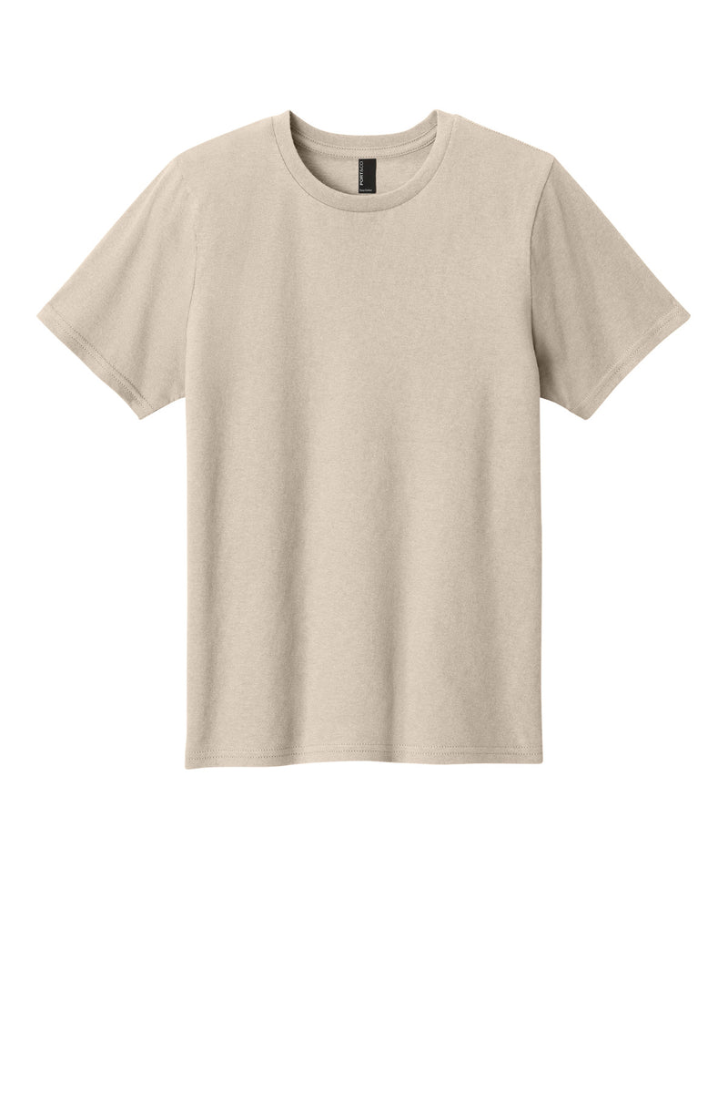 Port & Co Youth Easy Cotton Tee - Light Sand