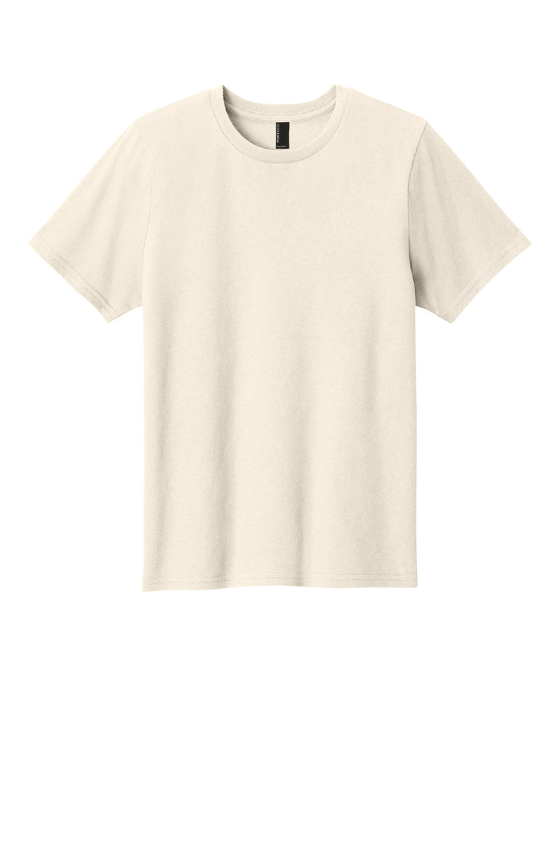Port & Co Youth Easy Cotton Tee - Natural