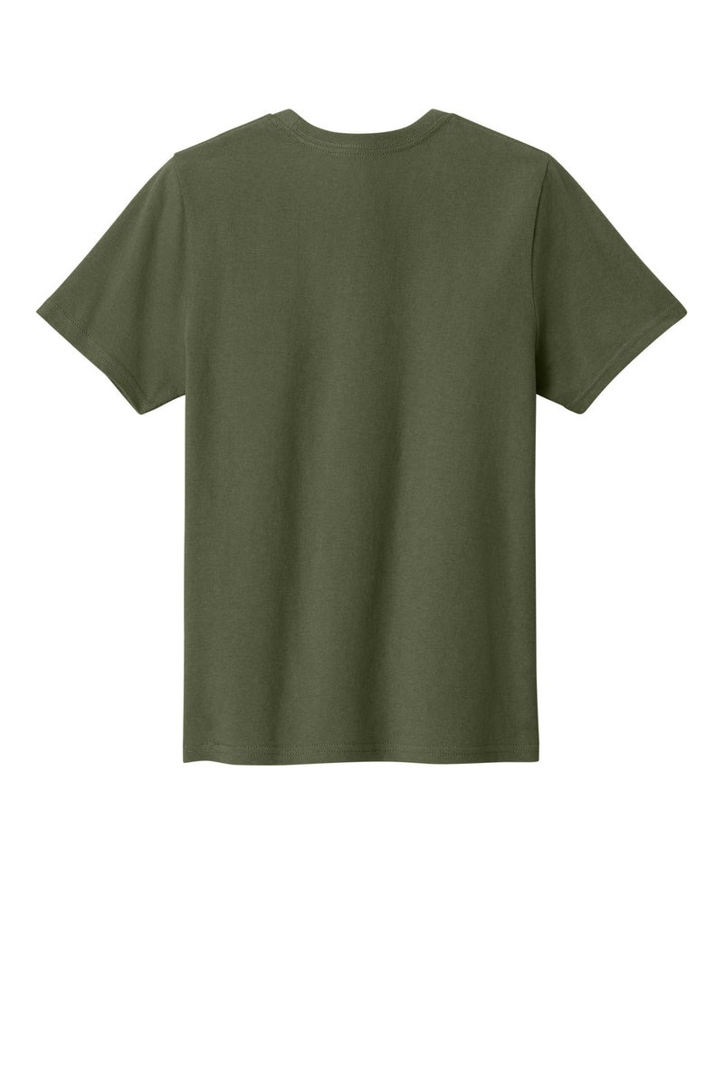Port & Co Youth Easy Cotton Tee - Olive Drab Green