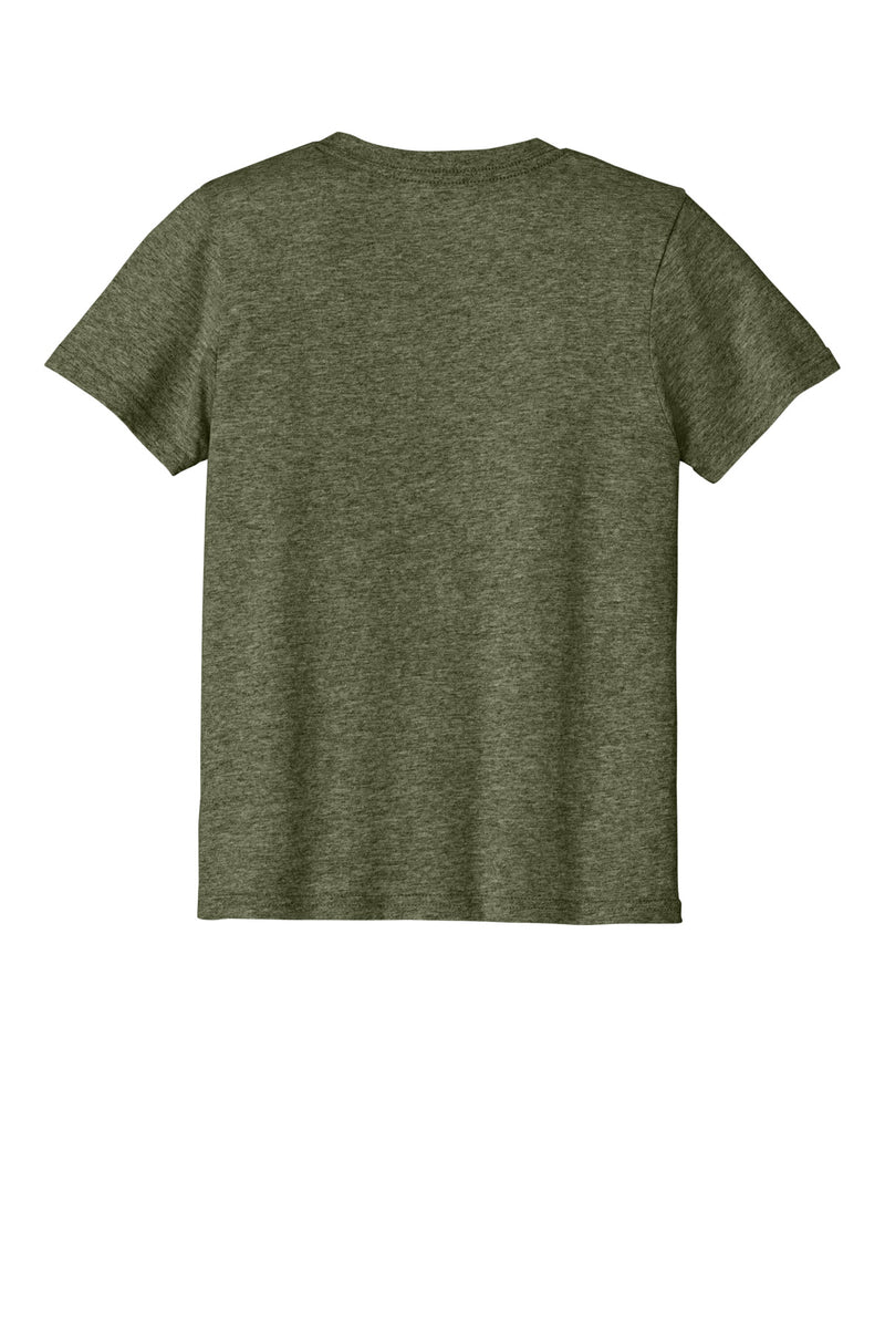 Port & Co Youth Easy Cotton Tee - Olive Drab Green Heather