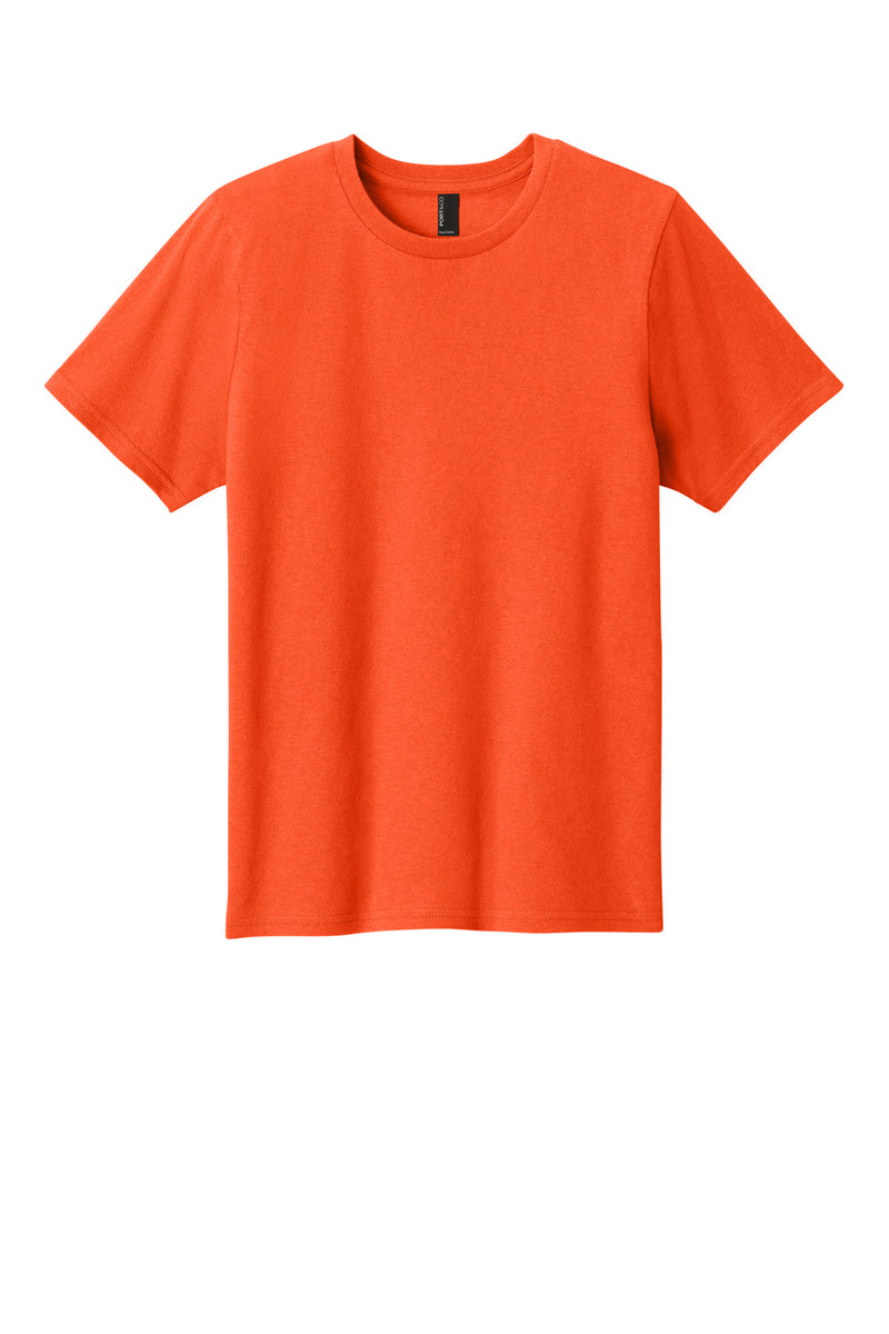 Port & Co Youth Easy Cotton Tee - Orange