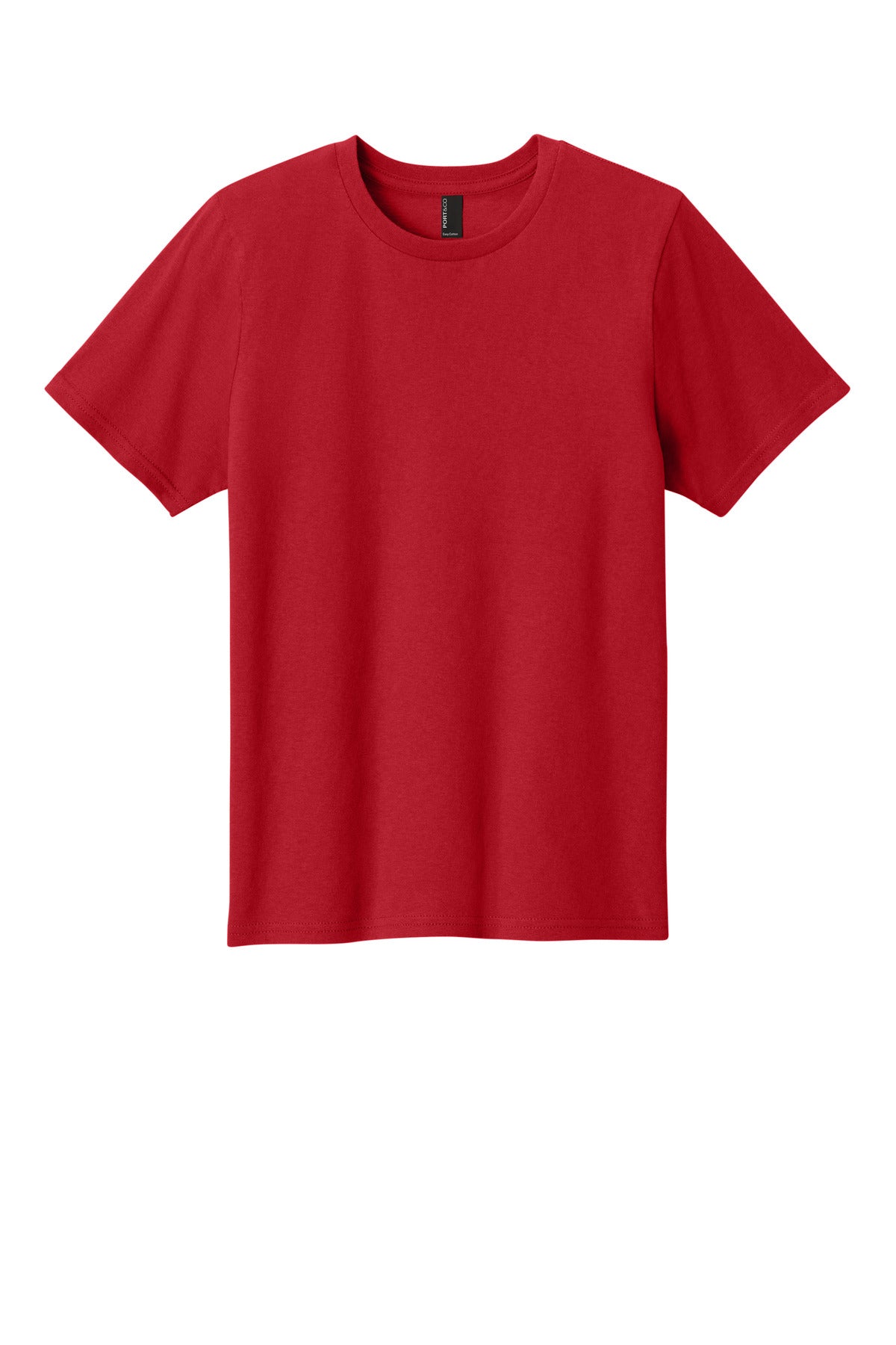 Port & Co Youth Easy Cotton Tee - Red