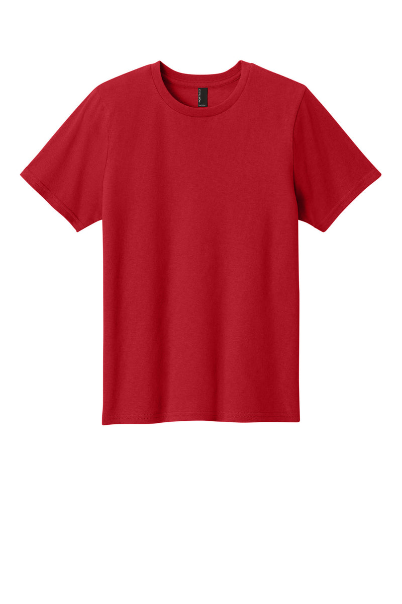 Port & Co Youth Easy Cotton Tee - Red