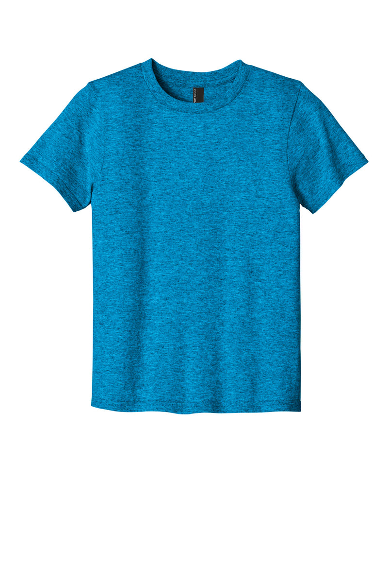 Port & Co Youth Easy Cotton Tee - Sapphire Heather